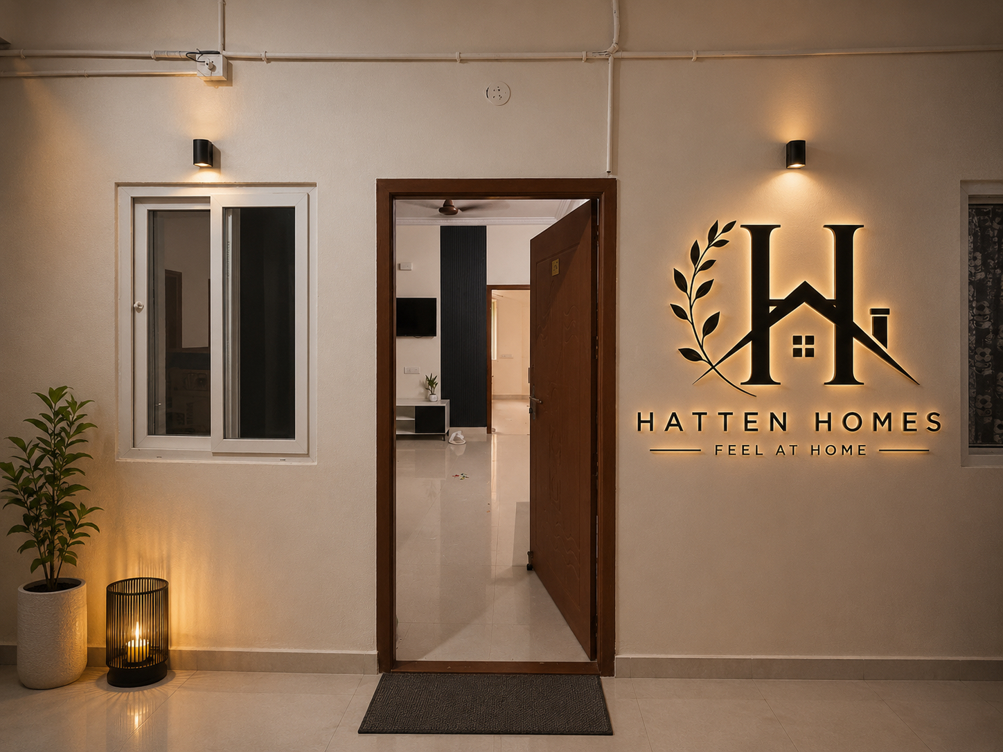 Main room at Hatten Homes